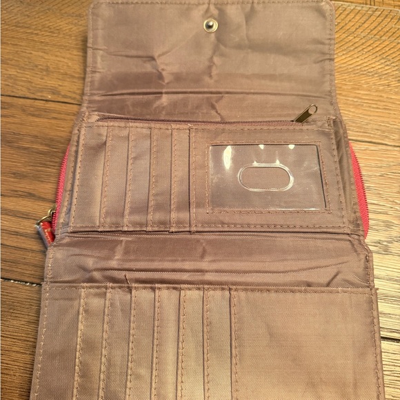 b.o.c. Embossed Red Wallet - Picture 3 of 5